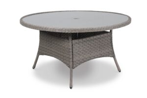 Kettler Charlbury Dining 120cm Glass Top Table